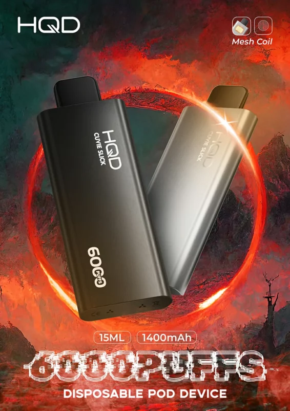 HQD Cuvie Slick 6000 Puffs Engineering Design