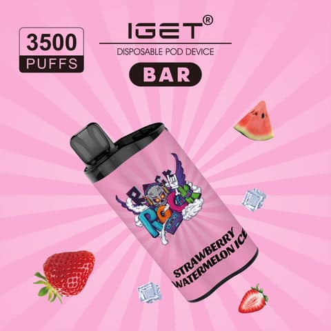IGET Bar 3500 Puffs Rechargeable Disposable Vapes Pen